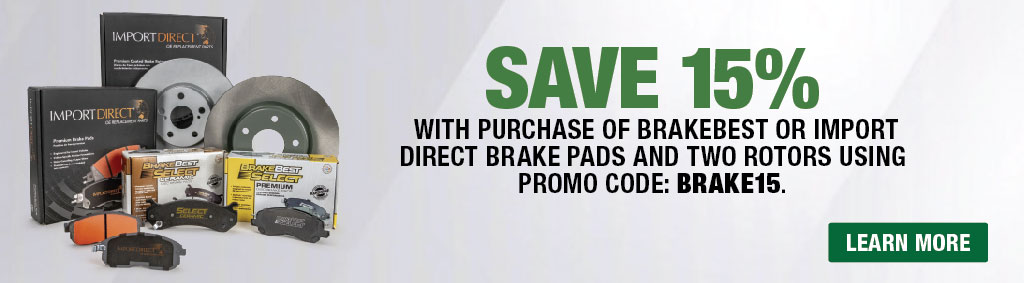 Save 15% with promo code BRAKE15