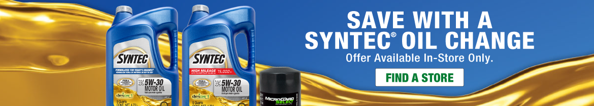 Save with a SYNTEC® Oil Change