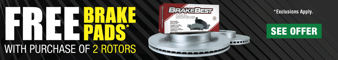 FREE BRAKE PADS*