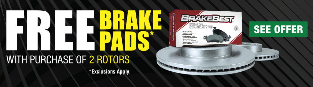 FREE BRAKE PADS*